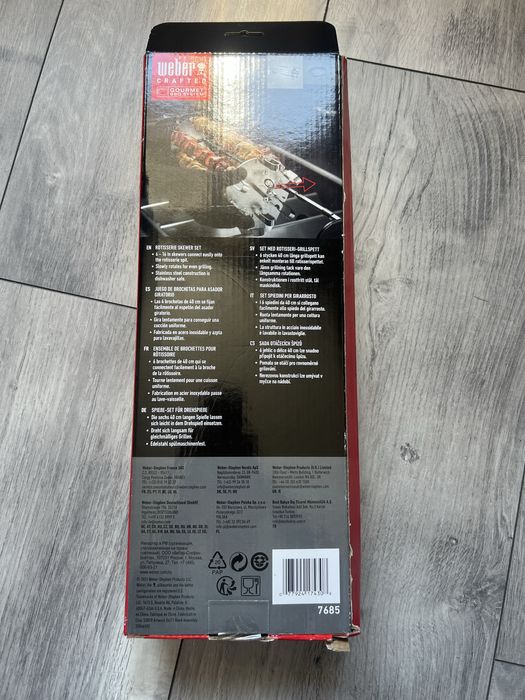 Вставка з шампурами Crafted Weber для вертелів для грилей Weber 7685