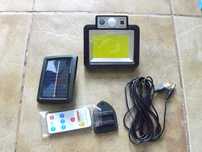 lapa solar z czujnikiem ruchu super oświetlenie + pilot