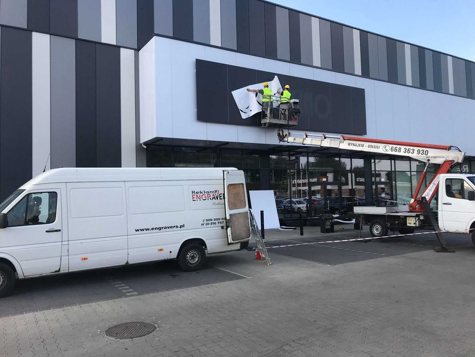 Wynajem podnośników koszowych, Zwyżka do 40m, zwyżki Tychy, Gliwice