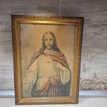 Piękny stary obraz z Jezusem