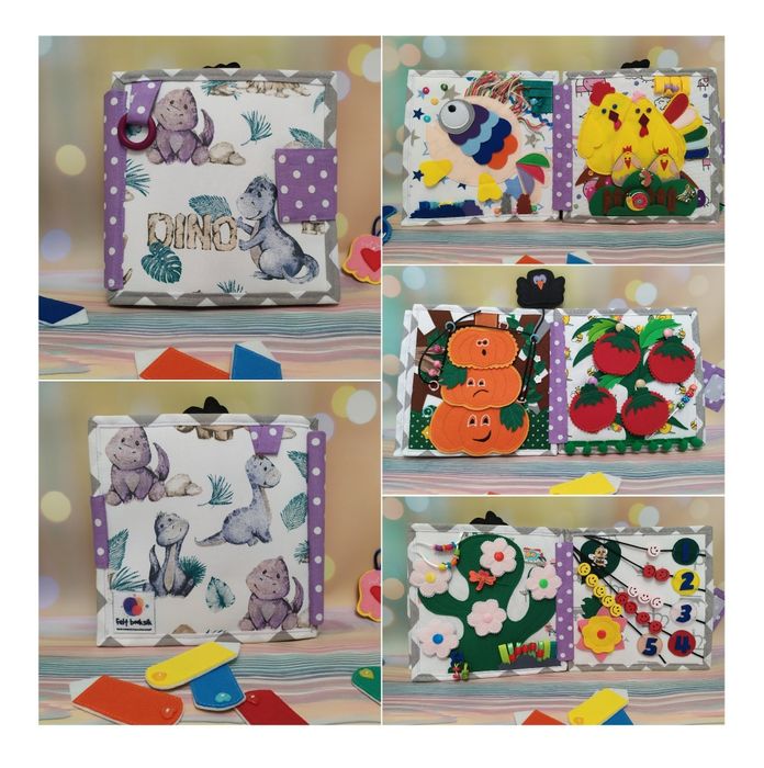 М'яка Іграшка, Розвиваюча книжка з фетру