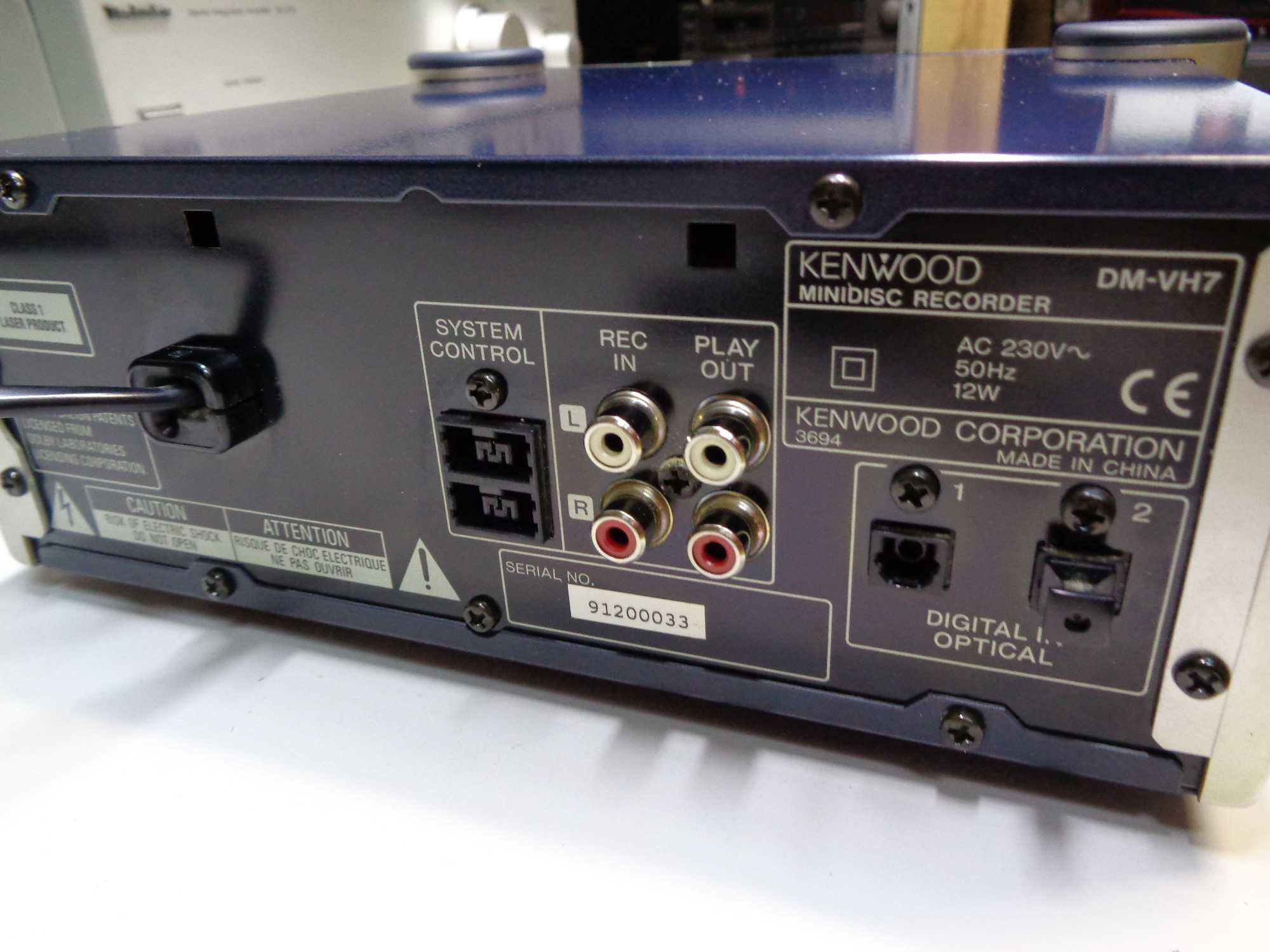 Minidisc Kenwood DM-VH7 + Pilot