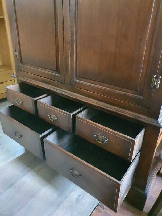 Piękna bieliźniarka szafa drewniana dębowa stylowa solidna FV DOWÓZ