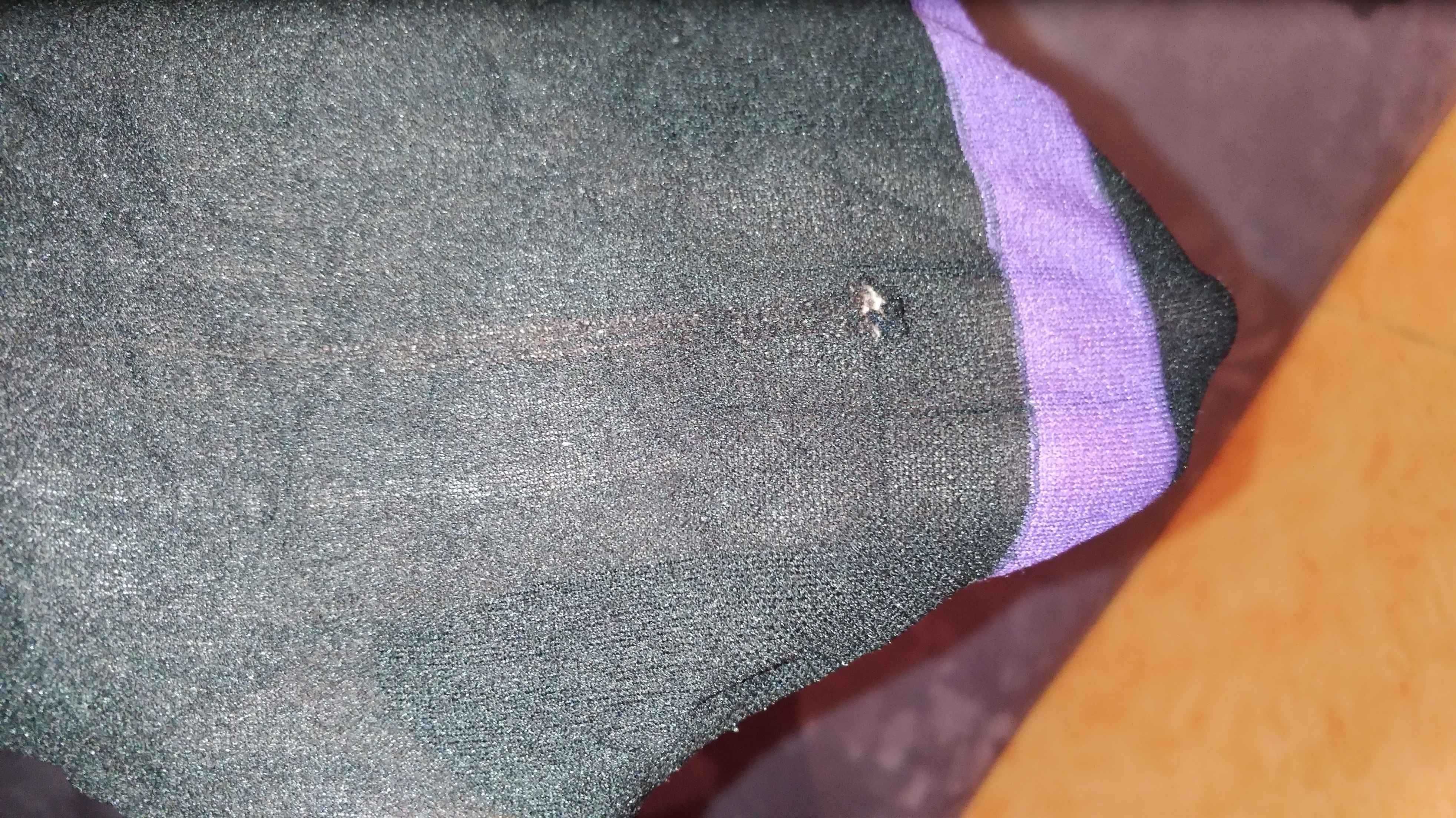 Fioletowo czarne legginso rajstopy w paski halloween dziecięce