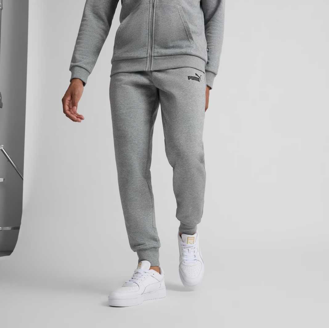 Сірі чоловічі штани puma essentials logo men's pants нові оригінал