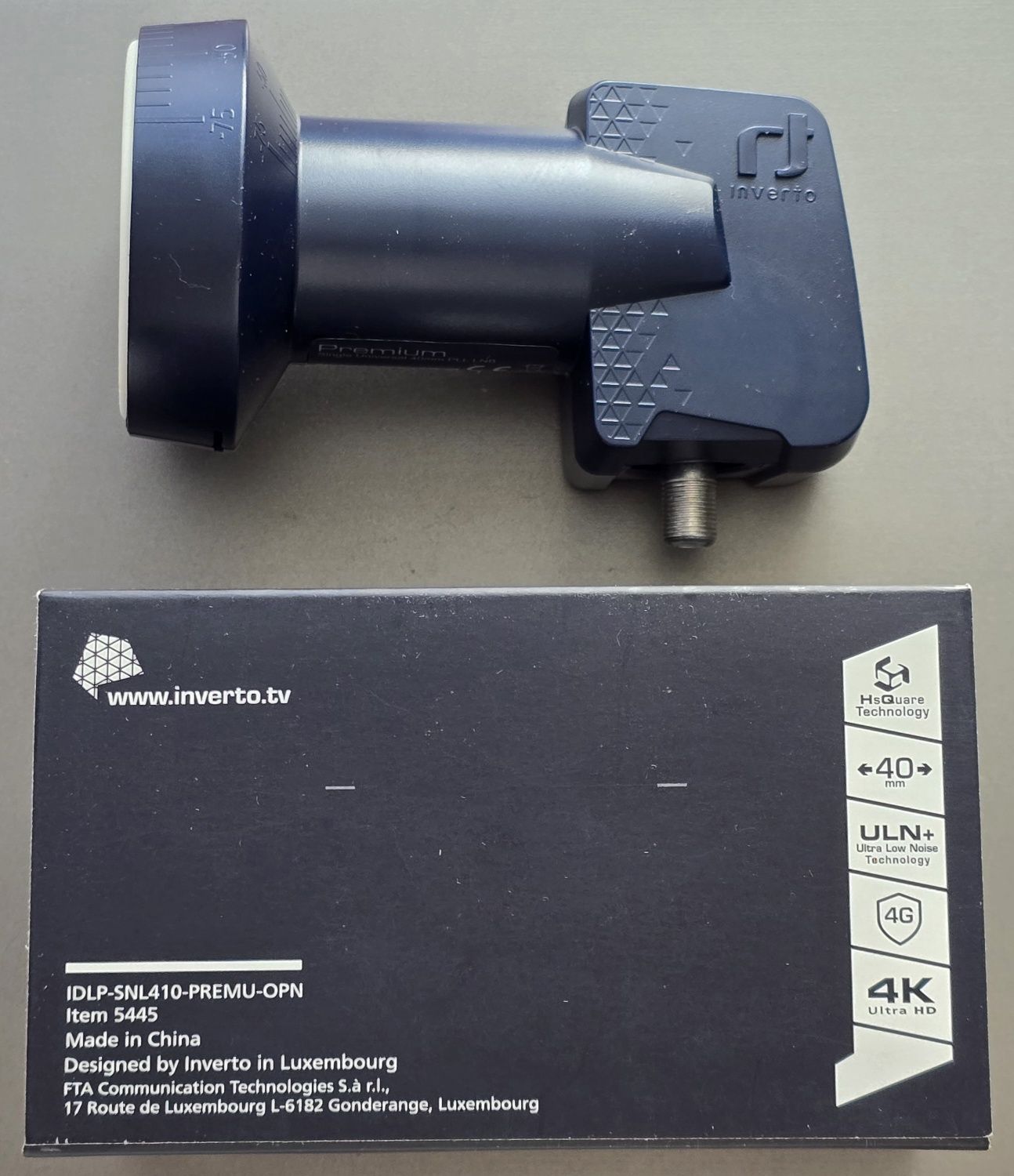 Konwerter satelitarny Inverto Premium Single Universal 40mm PLL LNB