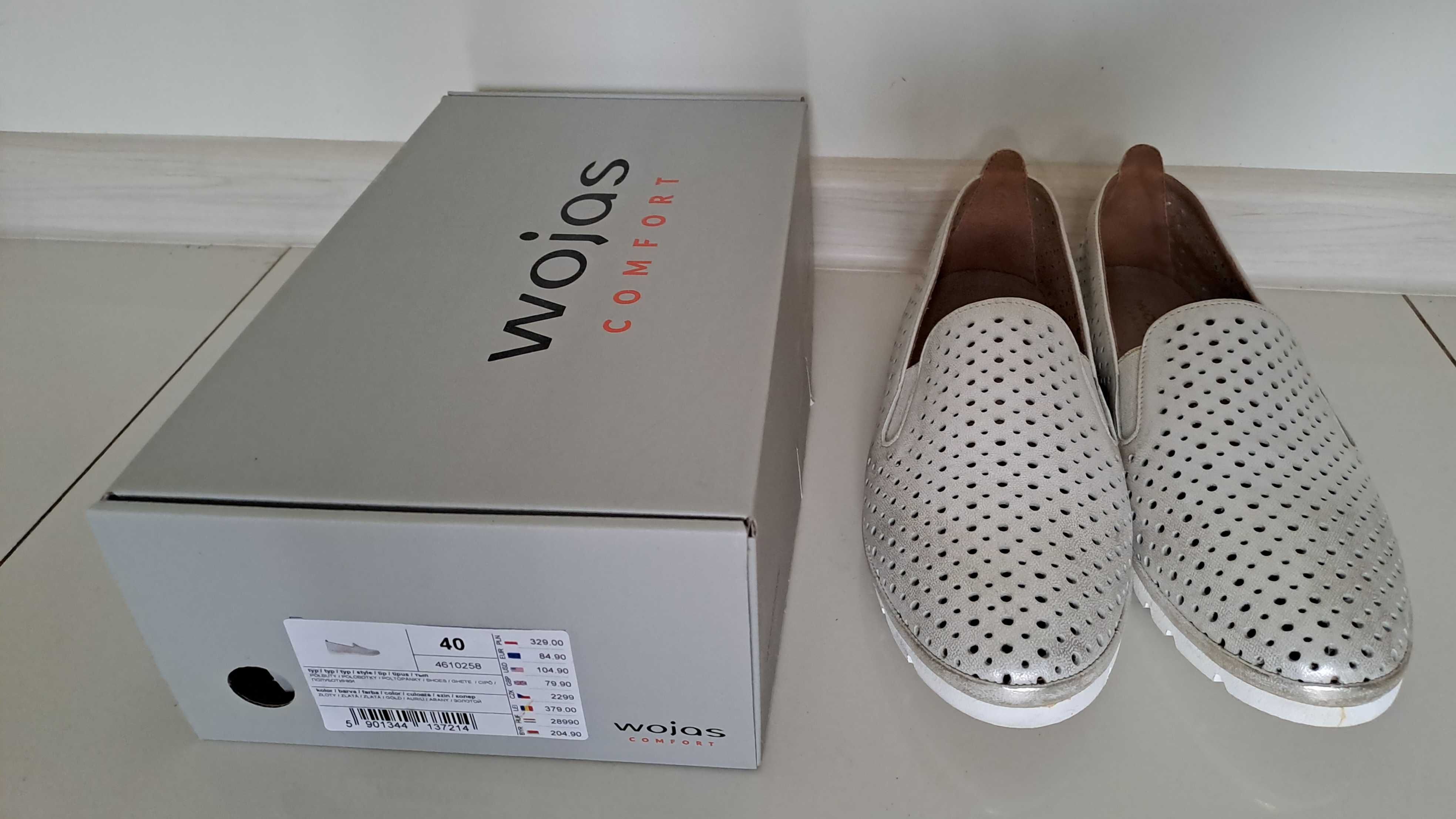 Buty  loafersy Wojas