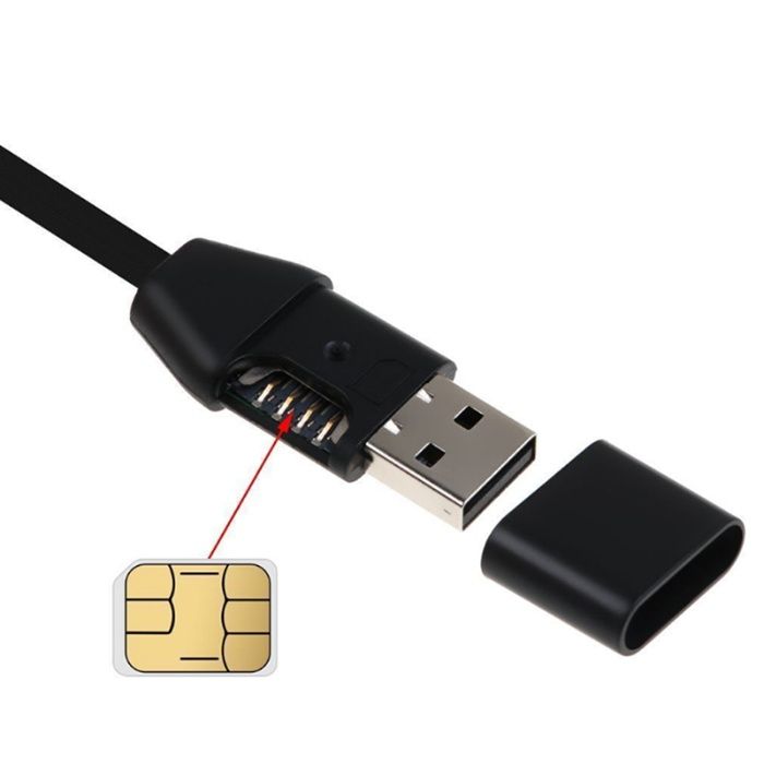 Micro GPS tracker » Inteligente » dissimulado em cabo USB