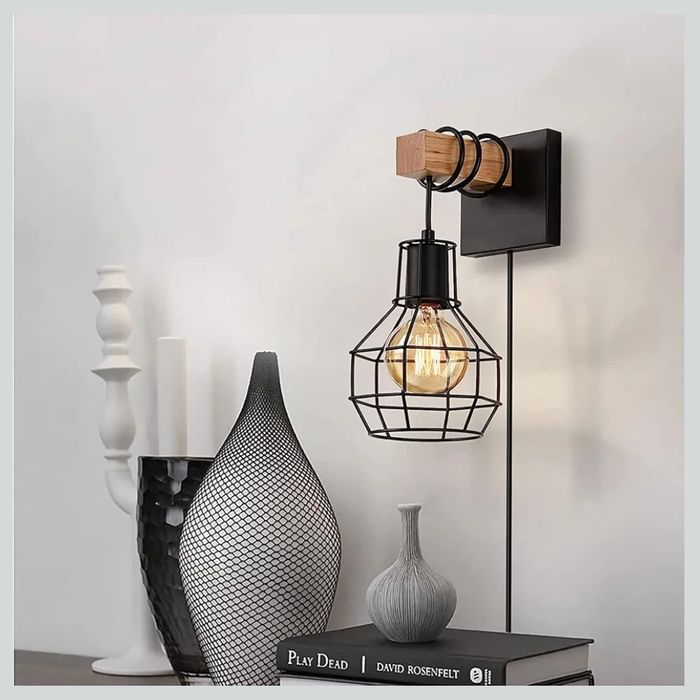 Liyabber Kinkiet do wnętrz w stylu vintage