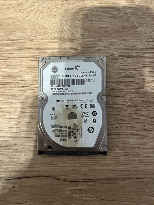 Dysk Seagate HDD 2,5” 320GB dobry