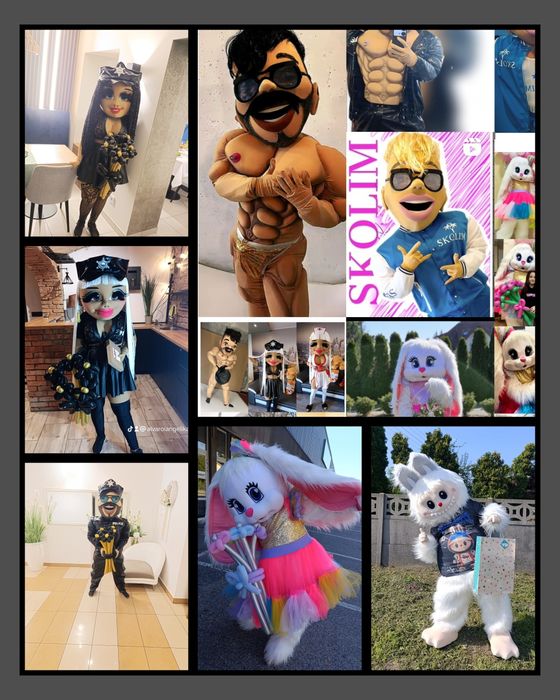 Żywa maskotka Alvaro tańcez