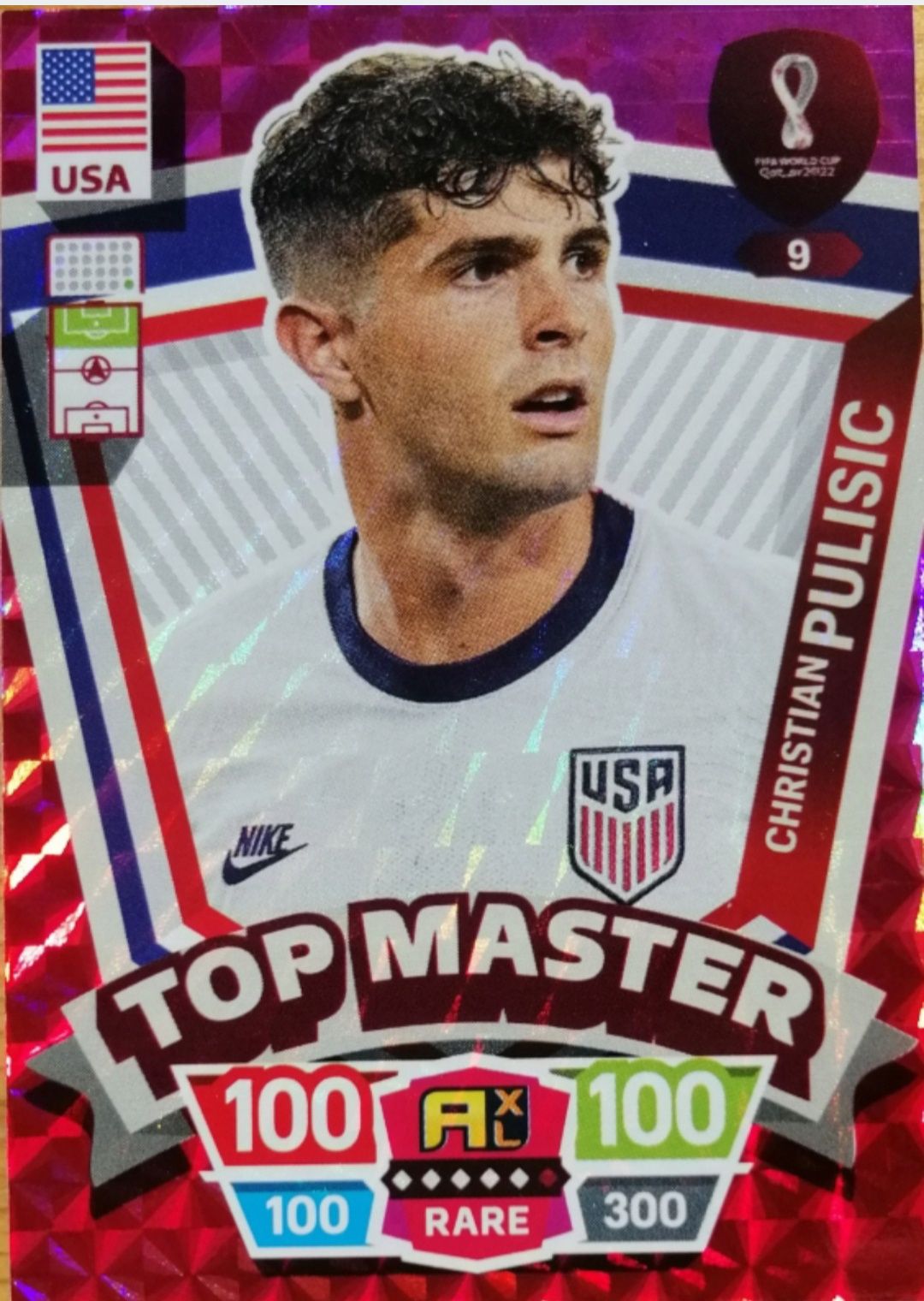 FIFA Panini World Cup Qatar 2022 Top Master Pulisic