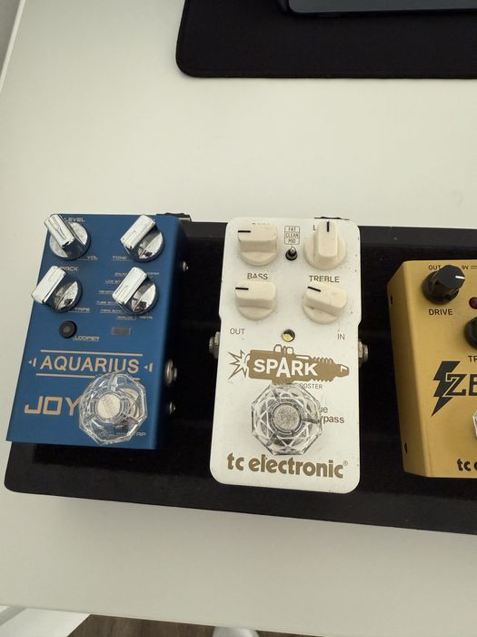 Pedais analogicos p/guitarra