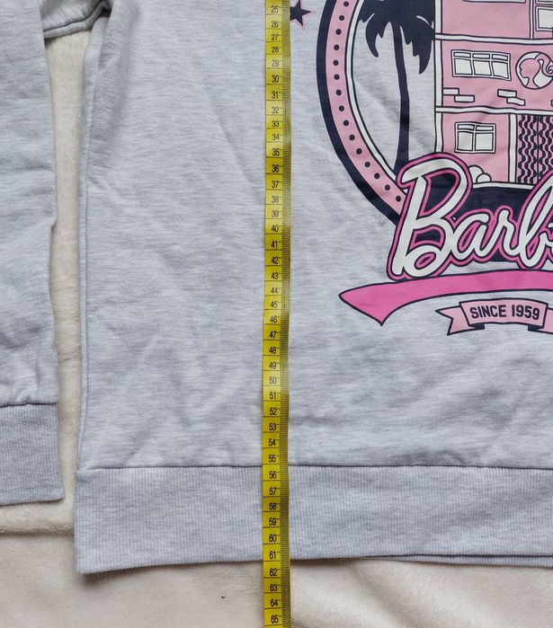 Bluza NOWA szara z kapturem Barbie
