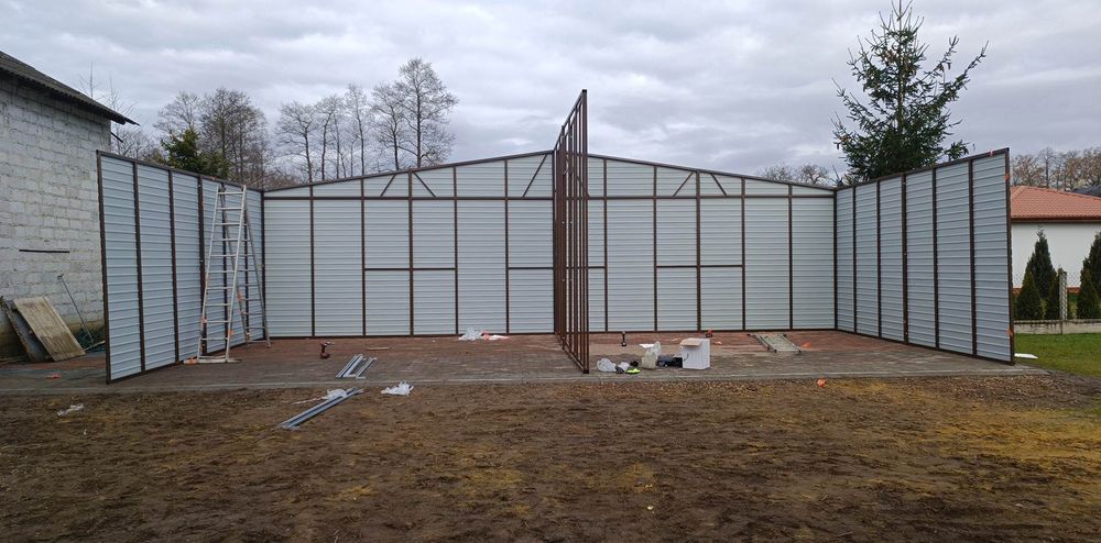 Garaz blaszak 12x7 profil zamknięty