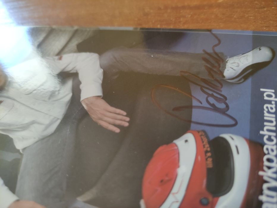 Autograf, podpis - Patryk Pachura Kierowca Samochód Kolekcja Sport