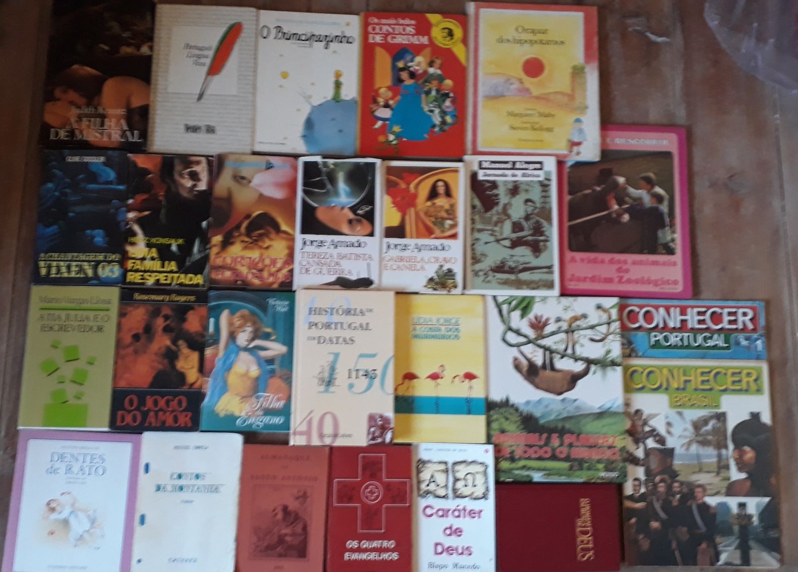 Grande coleção de livros vintage