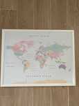 Quadro mapa mundo