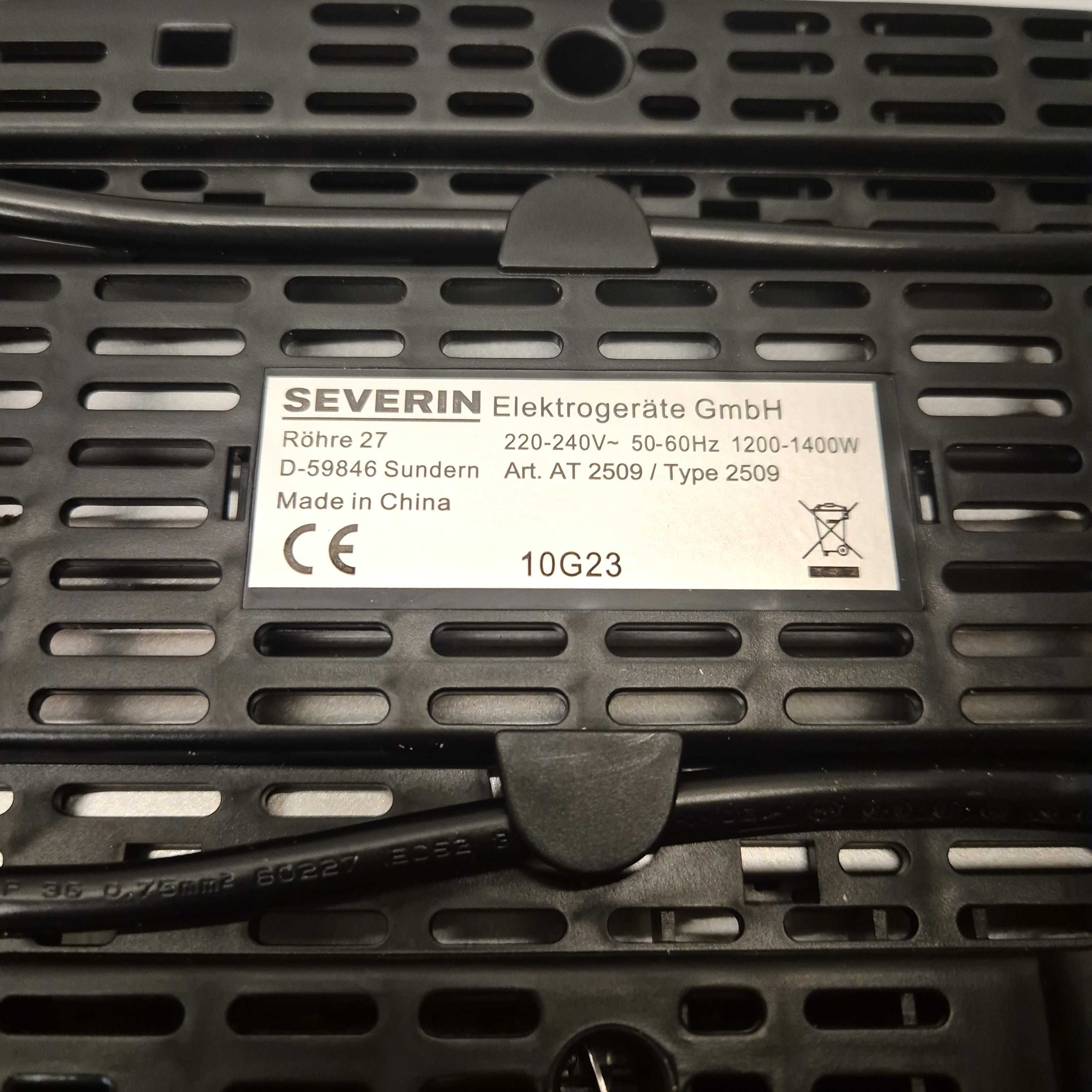 Toster Severin Toster AT 2509 stal szlachetna długie komory 1400 W
