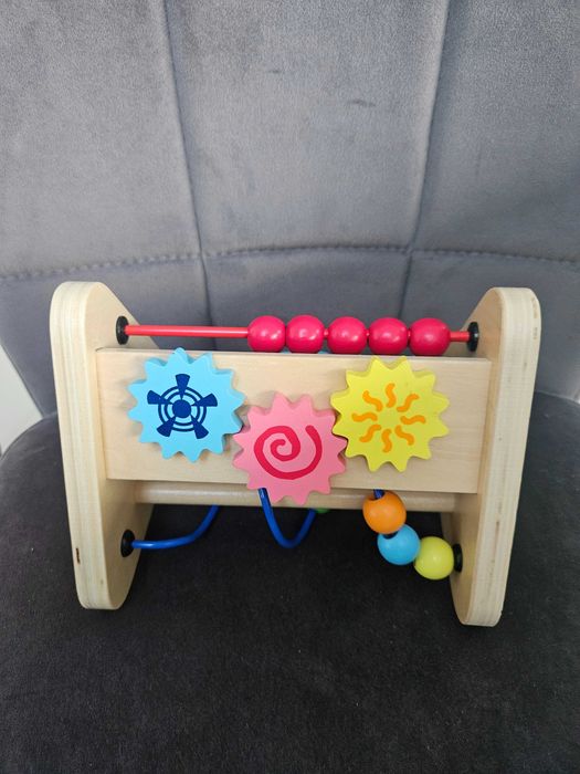 Interaktywna kostka labirynt klocki sorter plus gratis