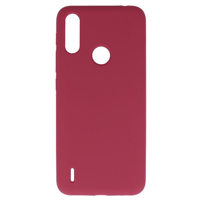 Silicone Lite Case Do Motorola Moto E7 Power/E7I Power Bordowy