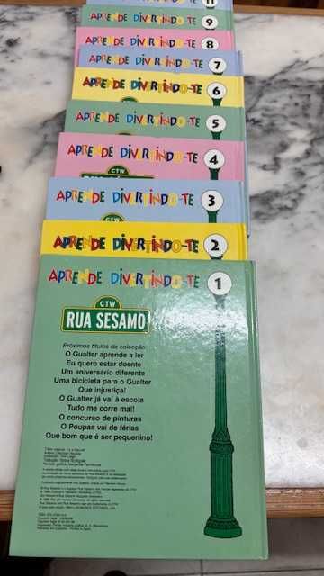 Livros infantis Rua Sésamo