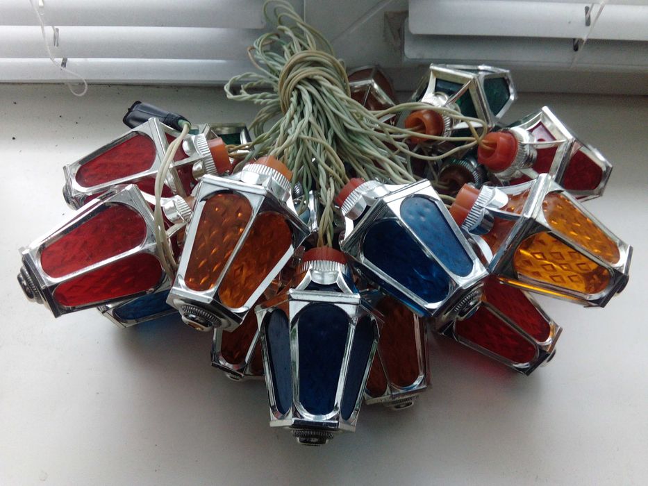 Новогодняя гирлянда СССР.