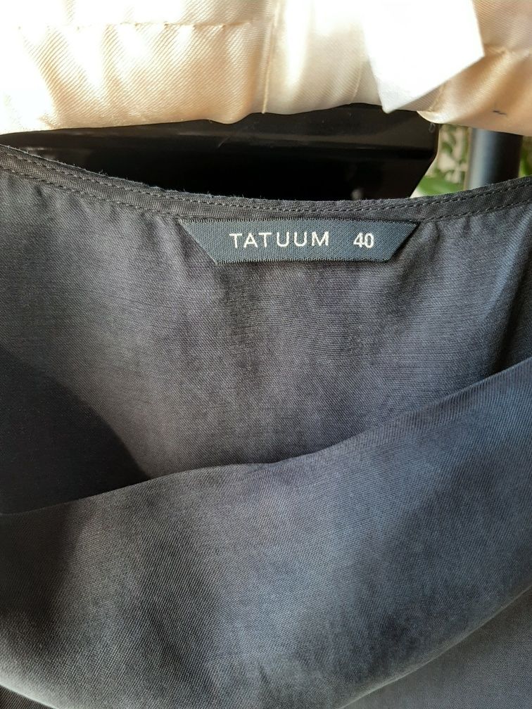 Grafitowa sukienka Tatuum