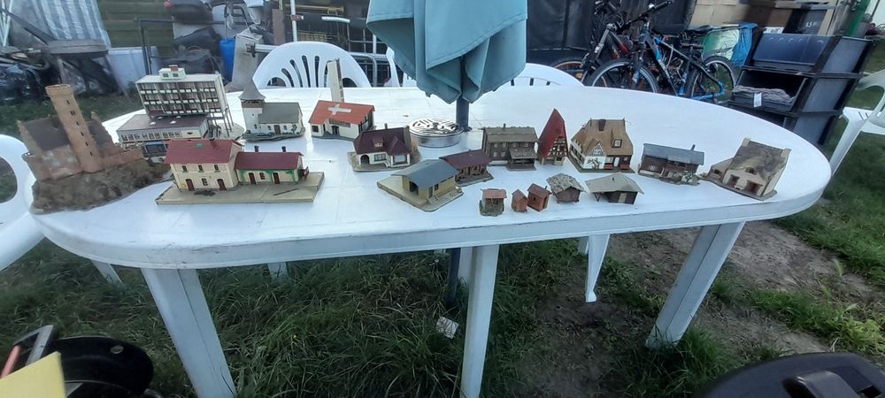 Makieta kolejka domki