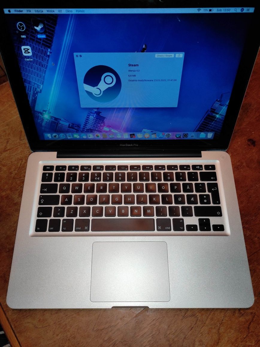 MacBook pro 13" A1278 i5 dysk 500GB