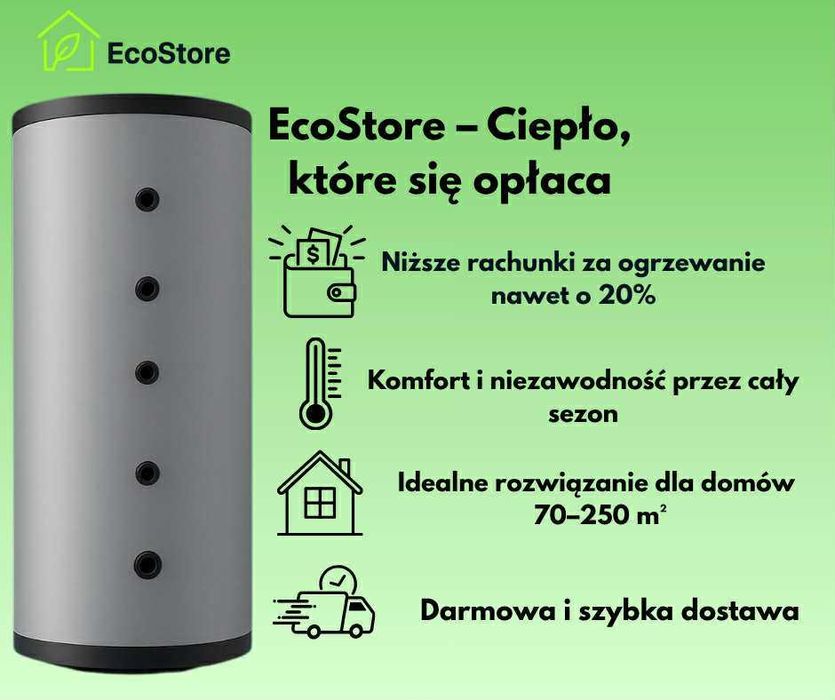 Bufor Ciepła 1000L | Darmowa dostawa w całej Polsce | 10 lat gwarancji