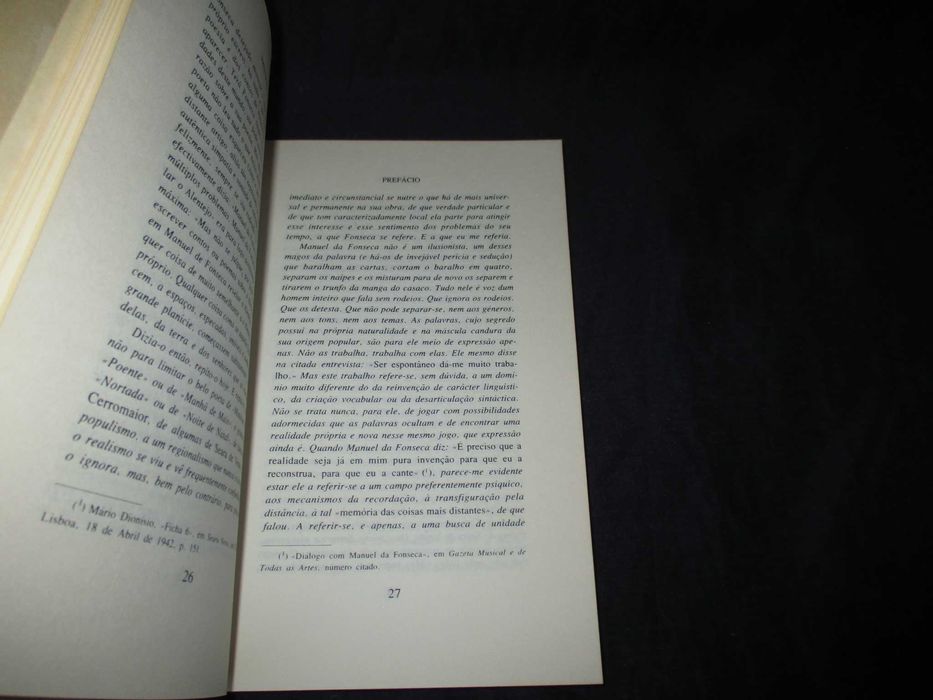 Livro Obra Poética Manuel da Fonseca Autografado