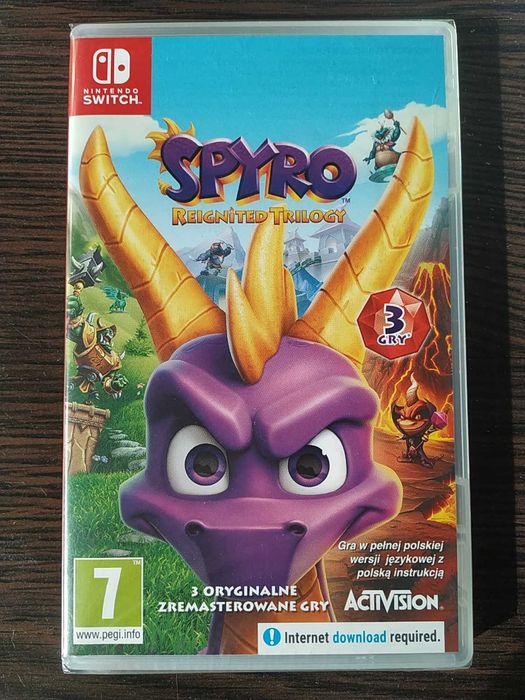 Gra Spyro Reignited Trilogy - Nintendo Switch - Nowa