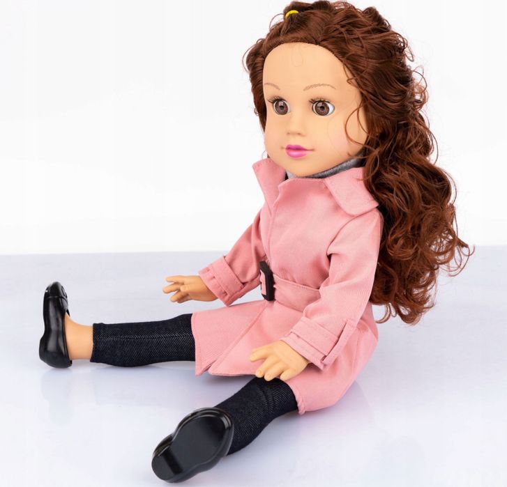 Lalka Bobas Interaktywna Duża 47 cm Śpiewa Mówi po Polsku Prezent