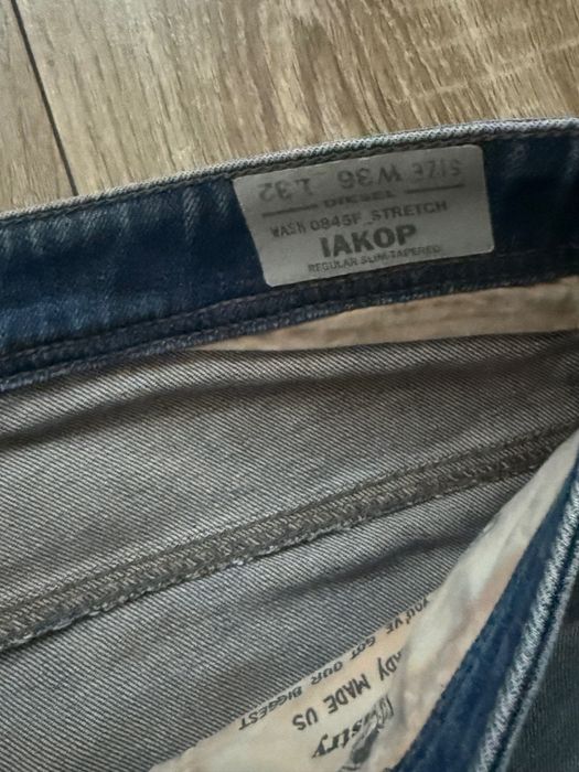 Diesel IAKOP spodnie jeans denim dżinsowe W36 L32