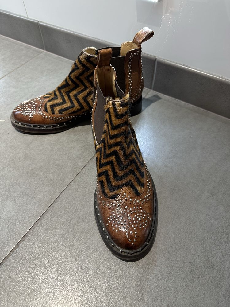 Piękne, skórzane buty damskie firmy Melvin & Hamilton