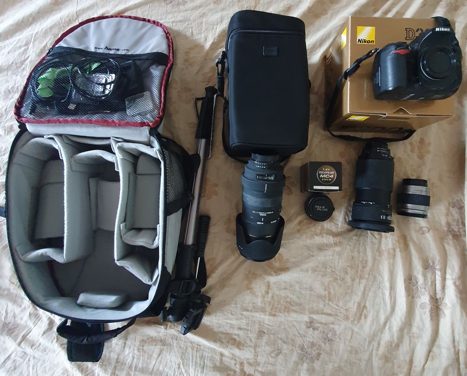 Nikon - conjunto de material fotográfico
