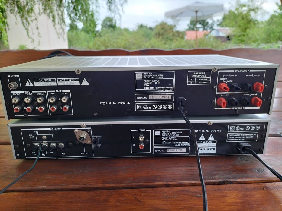 Toshiba SB-m22 + tuner st-s30 wieża vintage