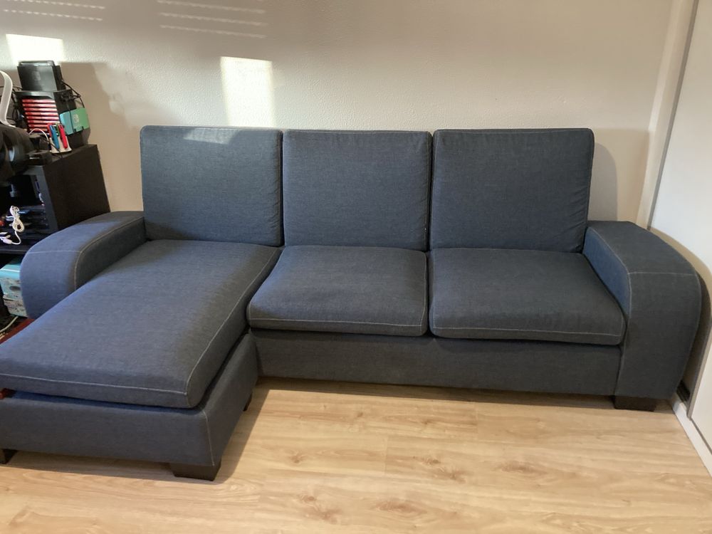 Sofá 3 Lugares com Chaise Longue