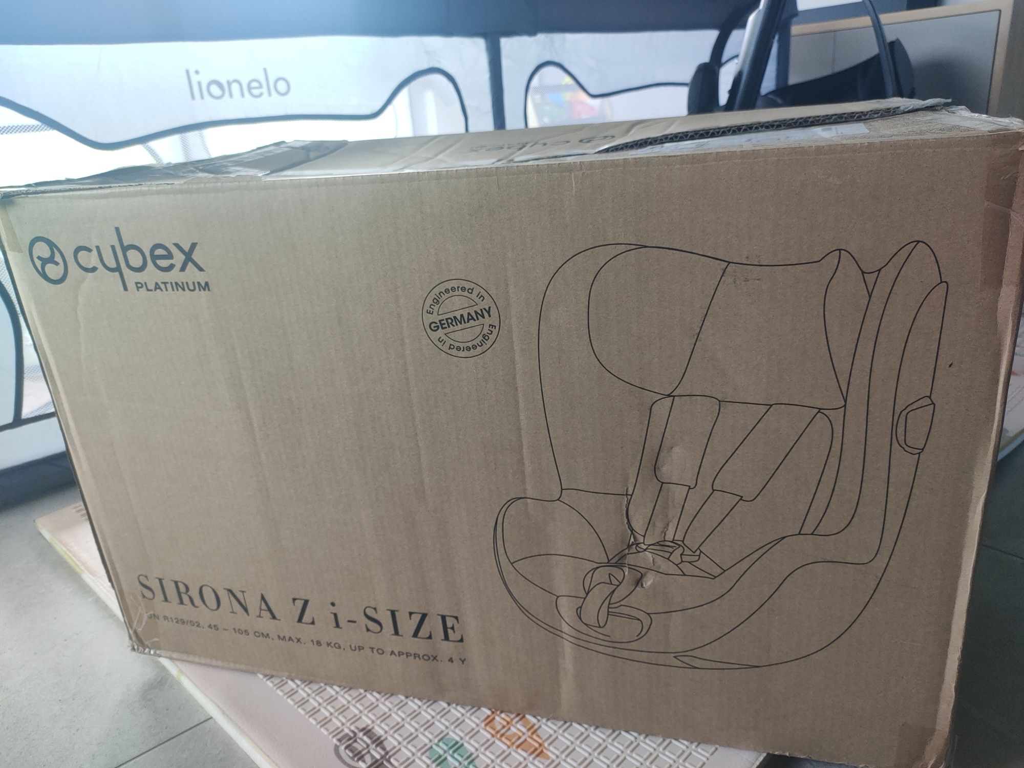 Fotelik samochodowy Cybex Strona Z I-Size 0-13 kg z bazą ISOFIX
