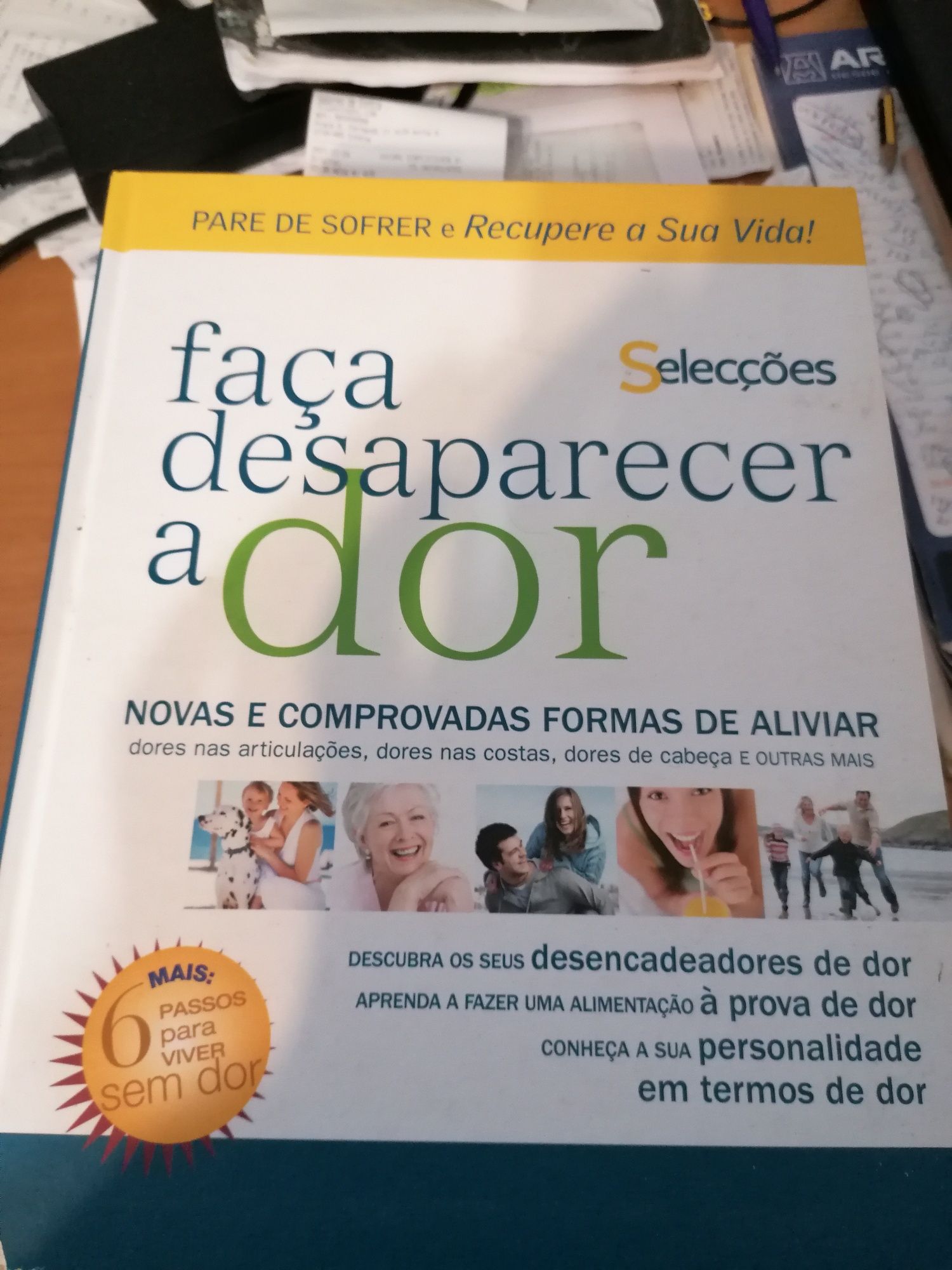 Livro 'Faça desaparecer dor'