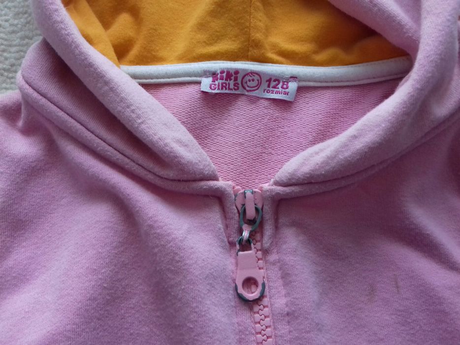 Paczka dżinsy H&M bluza bluzka My little pony kapcie 5.10.15 128cm 7/8