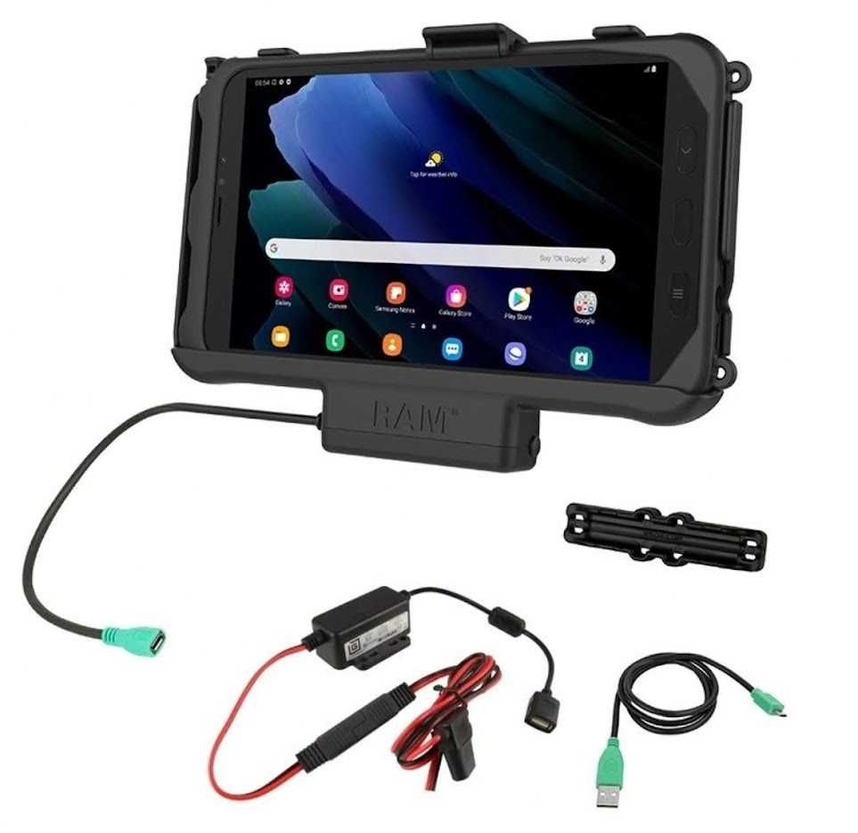 8" Samsung Galaxy Tab Active 2 DMD2 moto navi OBD2 gpx IP68 +gratis