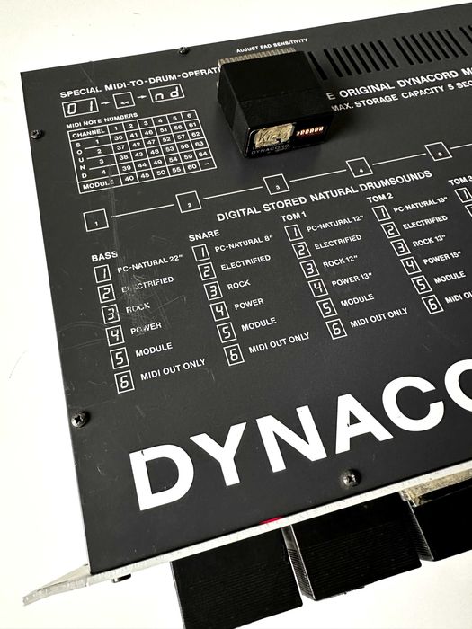 Dynacord P20 - moduł perkusyjny vintage + 6 kartridgy!