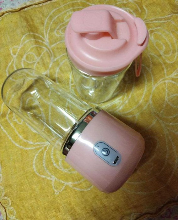 Портативний аккумуляторний, міні - фітнес блендер на 6 лез.