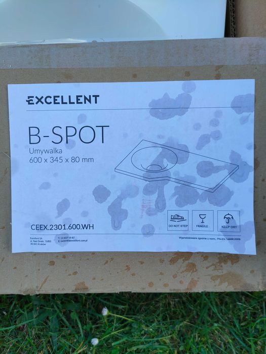 NOWA! umywalka "B- Spot polskiego producenta marki Excellent 60x34