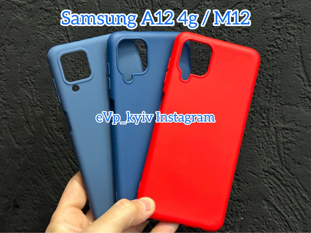 Чохол Samsung A12 4g / M12 чехол Самсунг