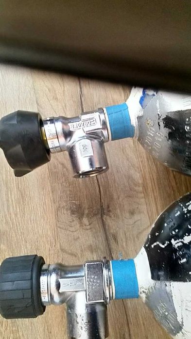 Баллон ВД Драгер для псп PCP 300 бар, вентиль, высокого давления