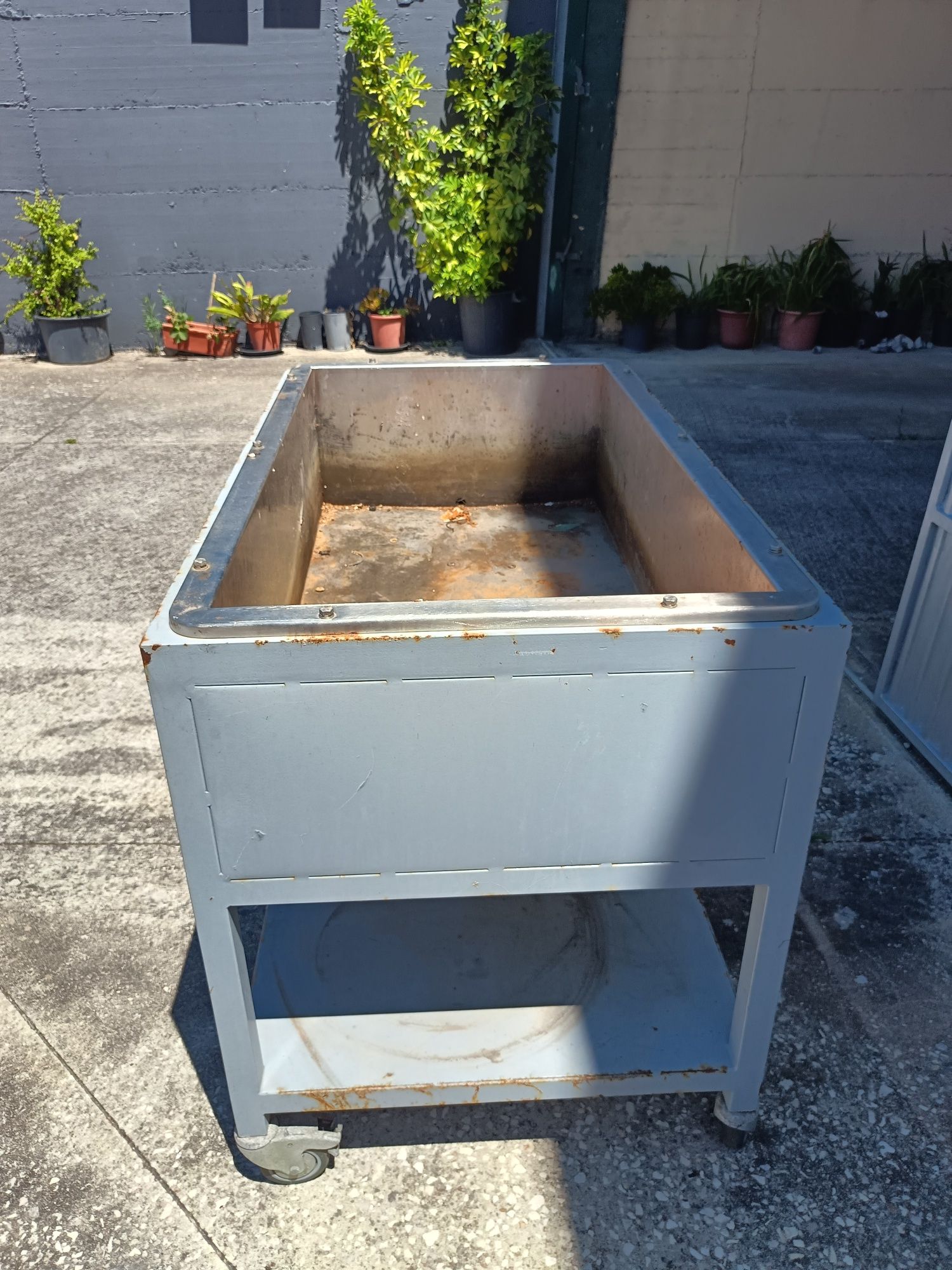 Cuba rectangular inox