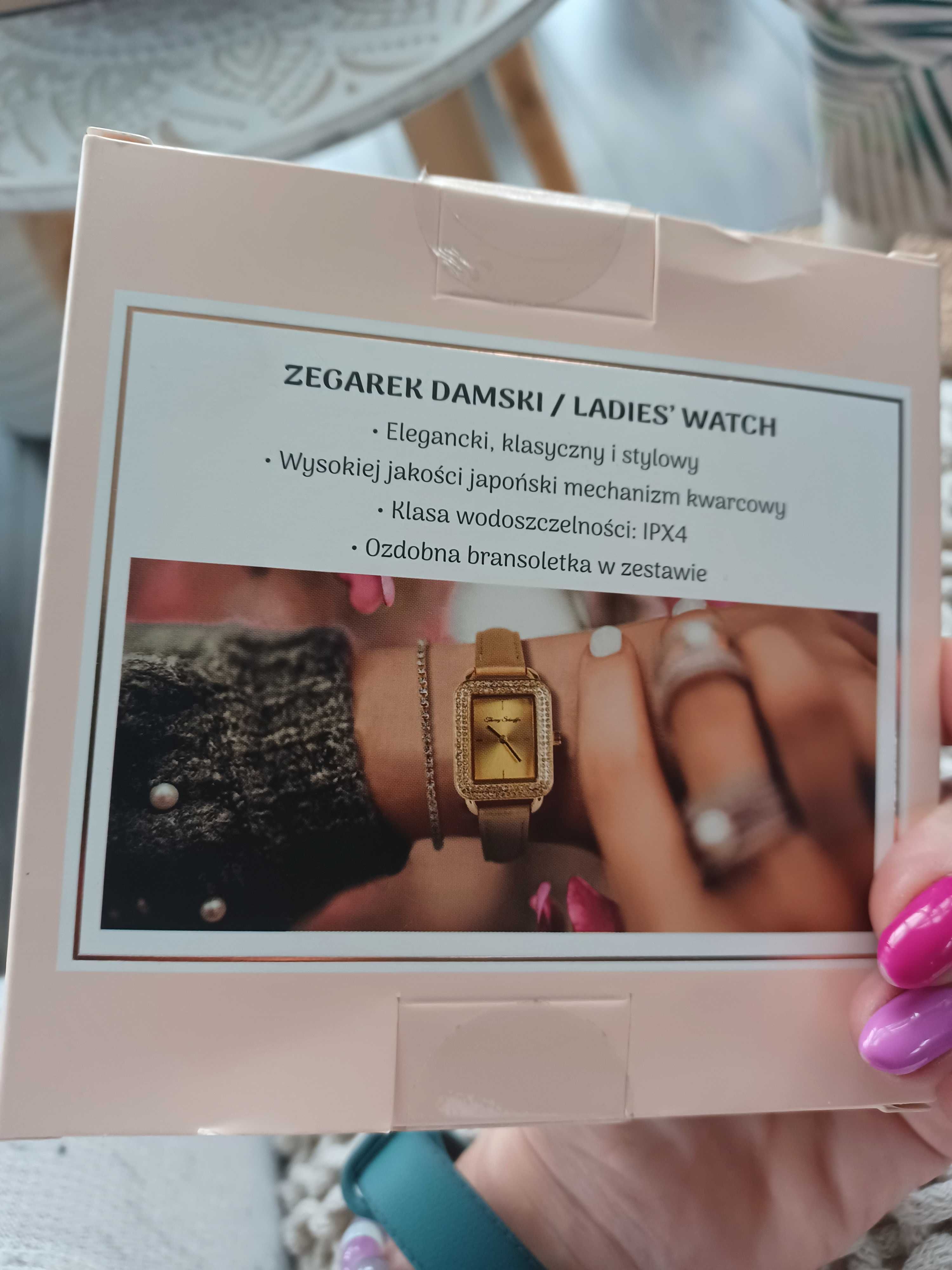 Zegarek damski bransoletka Ladies Watch nowy wodoszczelność